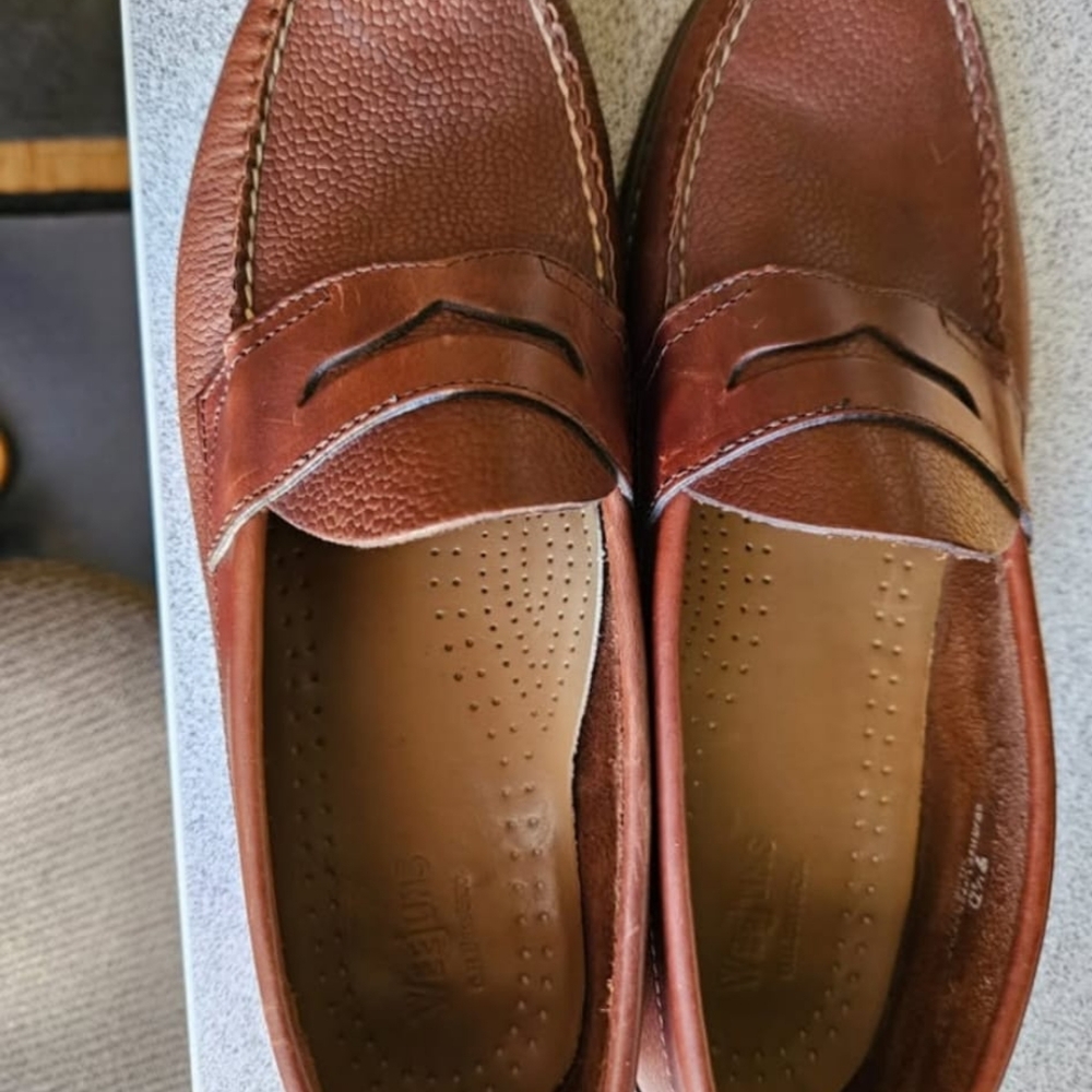 G.H. Bass & Co. Brown Leather Penny Loafers Slip-On